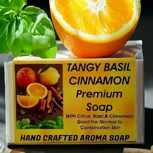 Tangy Basil Cinnamon Premium Soap