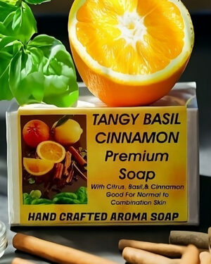 Tangy Basil Cinnamon Premium Soap