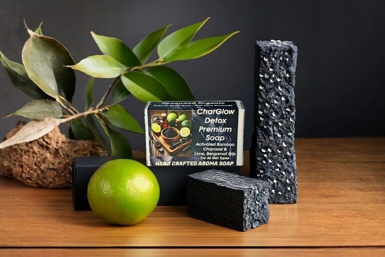 “Charcoal Soap Magic: Get Pollution-Proof Skin with CharGlow Detox Bar”